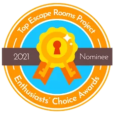 Top Escape Rooms Project (TERPECA) 2021 Nominee badge